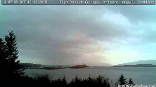 19 December 2015 - Tigh Ban Lek Cottage WeatherCam Timelapse
