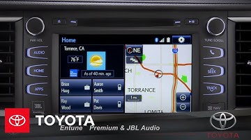 Toyota Entune l Setting a Destination by Address | Toyota