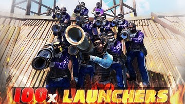 USING 100 ROCKET LAUNCHERS TO CREATE AN EARTHQUAKE IN RUST