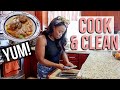 QUICK &amp; EASY CROCKPOT MEAL + EVENING CLEANING MOTIVATION! WORKING BUSY MOM EVENING ROUTINE