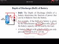 Part 2: Battery SoC, DoD, and Efficiency