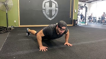 Push Up Side Kick Through