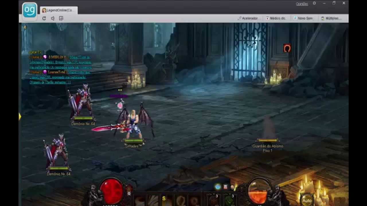 Legend Online   Labirinto do abismo piso 12   Liberando Selo Imperial