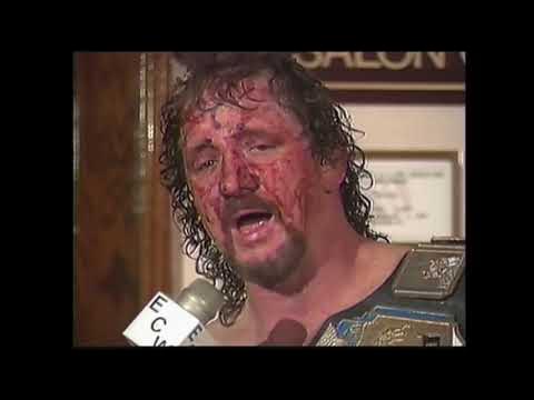 Terry Funk in Tears while shooting