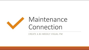 How to create a Bi-Weekly Visual PM
