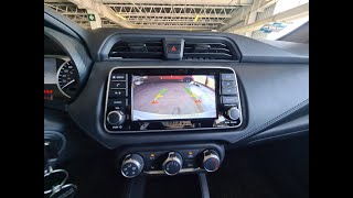 Reverse camera installation in a 2020-2024 Nissan Versa Sense