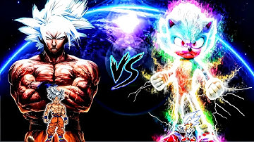 Goku LB RN OP (all form) (New) VS Sonic Chaos RN V2 OP (all form) in Jump Force Mugen