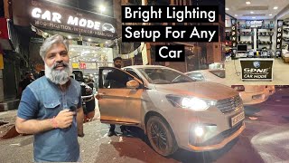 Bright Lighting Setup For Any Car | Led Head Lights | Projector Foglamps | GPNE | Car Mode | Musafir