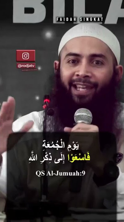 ceramah singkat Ustadz Syafiq Riza Basalamah status WhatsApp Instagram story