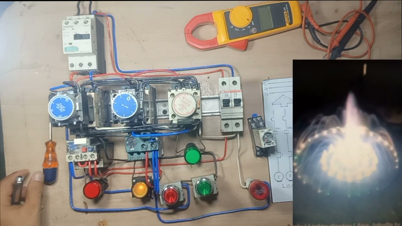 FOUNTAIN LIGHTS  CONTROL CIRCUIT DIAGRAM