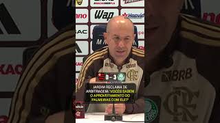 LEONARDO JARDIM DISCORDOU DAS DECISÕES DA ARBITRAGEM NO JOGO ENTRE FLAMENGO E PALMEIRAS #shorts