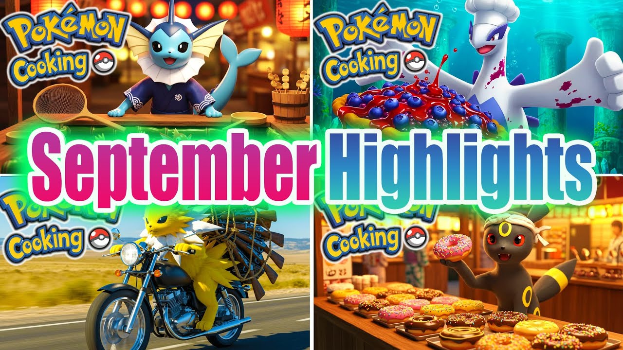 Watch All Pokémon Cooking Scenes from September! AI-Generated Pokémon Dishes Are Hilarious! 