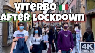 Viterbo Italy Best Walking Tour after LOCKDOWN 2021 4K