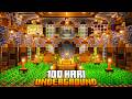 Bertahan 100 Hari Membangun UNDERGROUND BASE di Minecraft