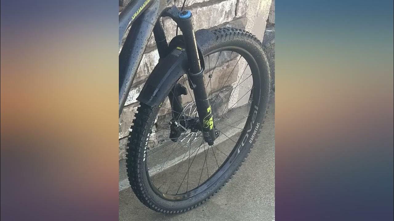 Fox Mudguard XL Fork Fender 36//38 DirectMount Black review YouTube