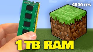 Jugando con 1TB de Ram a Minecraft