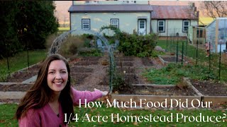 What I Learned From Our 1/4 ACRE HOMESTEAD in 2023