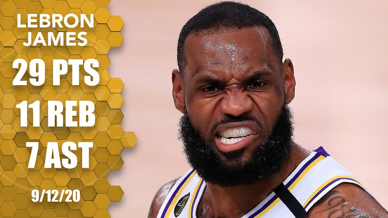 Lebron James Dominates Game 5 In Rockets Vs Lakers 2020 Nba Playoffs Youtube