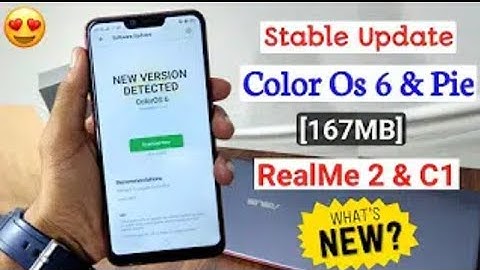 Realme C1 or Realme 2 Stable ColorOS 6 and Pie Update Out💥