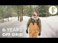 Man Spends 6 Years Living Off-Grid with Rainwater &amp; Solar in a Self-Built Cabin