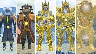 EVOLUTION OF CLOOK MAN TITAN UPGRADED VS BOSSES SKIBIDI TOILET IN GARRY'S MOD!