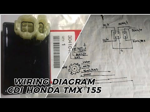 WIRING DIAGRAM CDI HONDA TMX 155 - YouTube