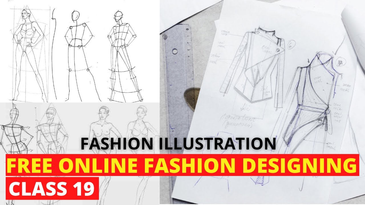 Free Fashion Design Tutorial - Fashion Drawing Course - Sample Lessons