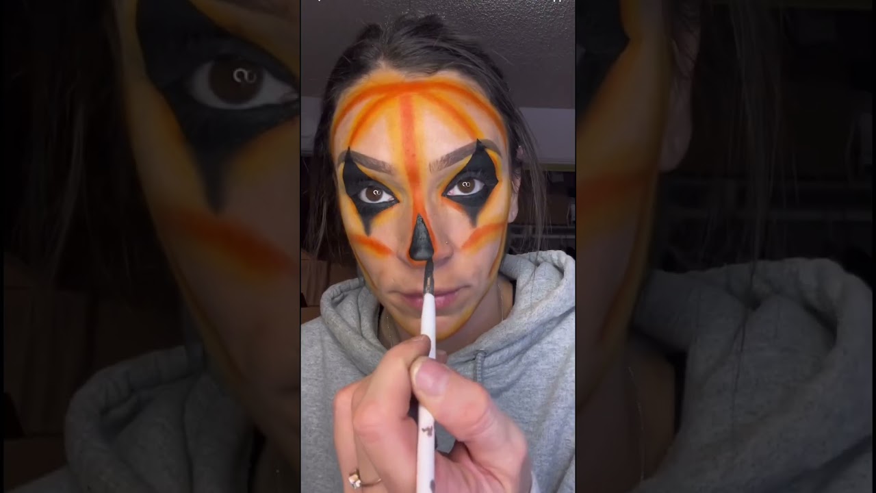 Pumpkin makeup tutorial 🎃 