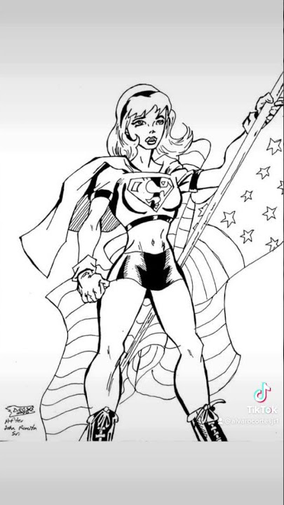 Old #artstudy of #coverart by #johnromitasr #supergirl #dc #dccomics m #comicbooks #comicbookart