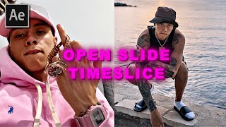 OPEN SLIDE TIMESLICE | After Effects Tutorial