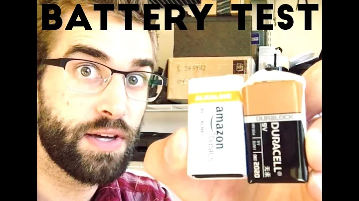 ★★★★★ Amazon Battery Test - AmazonBasics vs. Duracell 9 Volt Batteries Test & Review