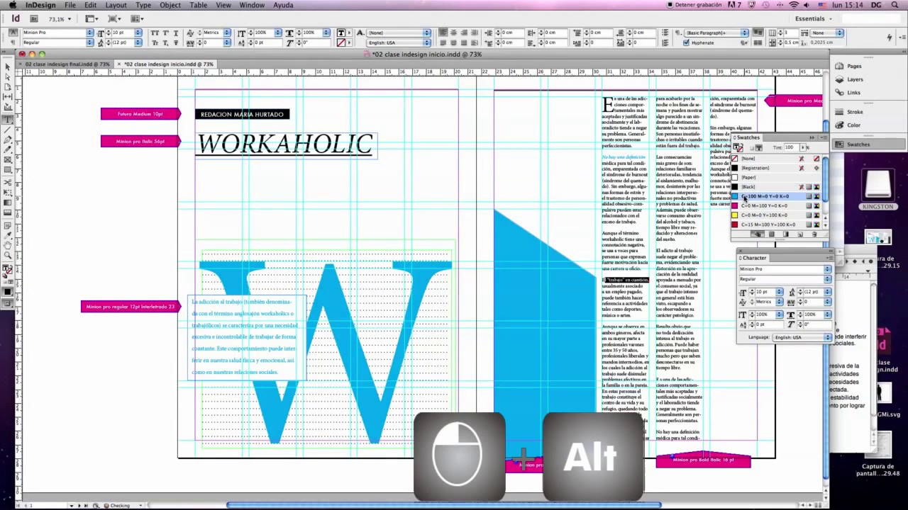 Indesign Marcos de texto y formateo YouTube Indesign Marcos de texto y formateo YouTube