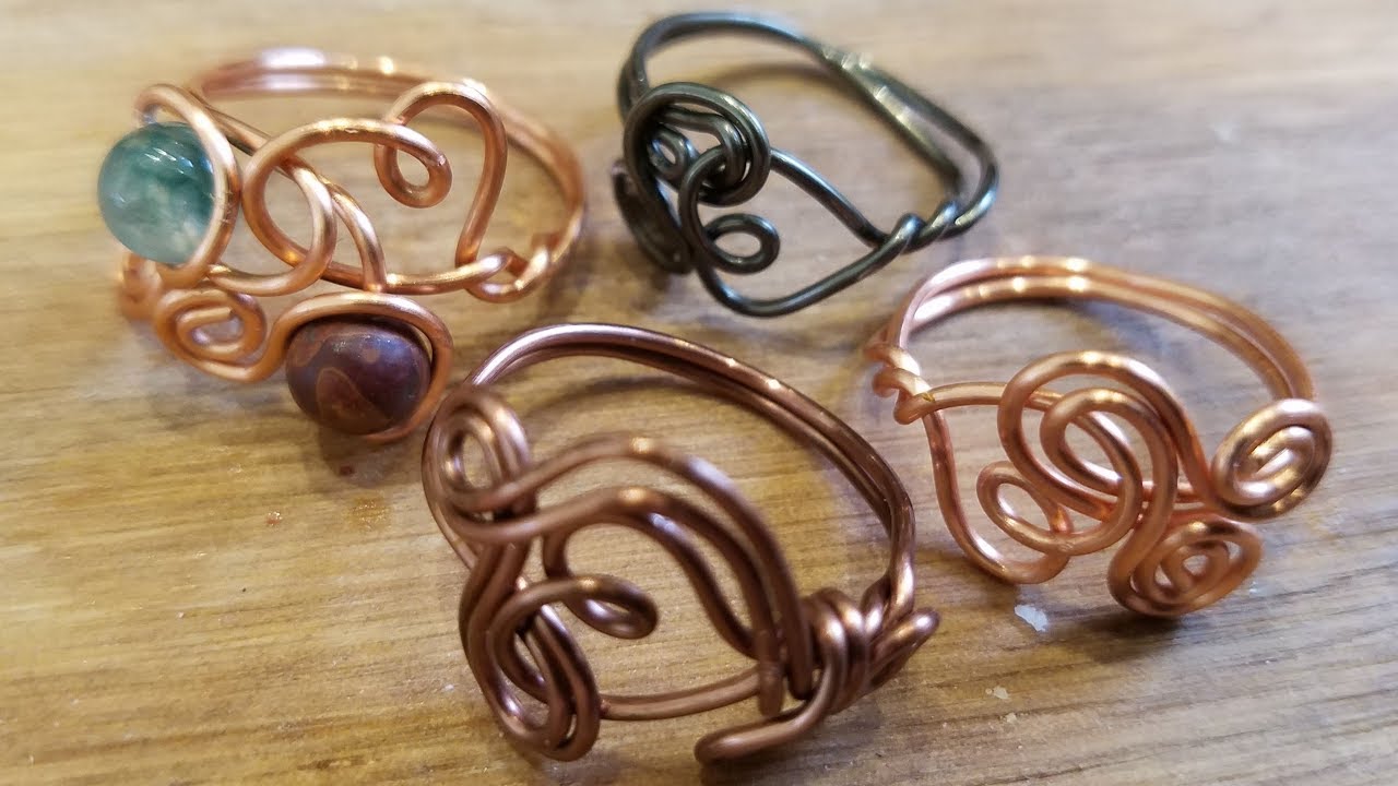 Heart Wire Work Rings Tutorials Simple Heart Wire Ring - Eps 22 - YouTube