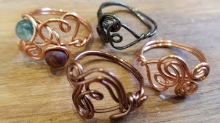 Simple Heart Wire Ring - Eps 22