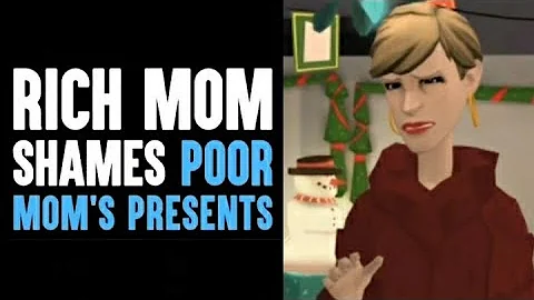 Rich Mom SHAMES A Poor Mom For CHEAP PRESENTS, Instantly Regrets It | Dhar Mann Animations