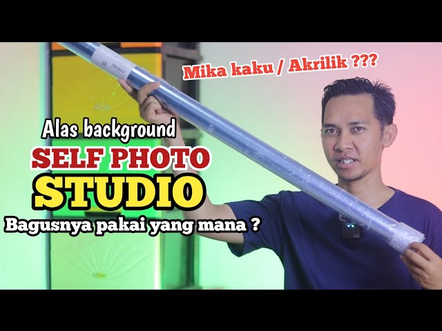 Self photo studio | Plastik mika kaku rigid pvc alas background foto class=