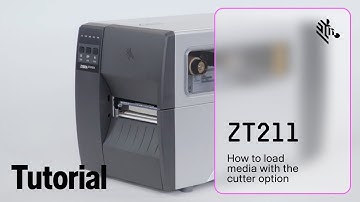 How to Load Media with the Cutter Option on a ZT211 Printer | Zebra