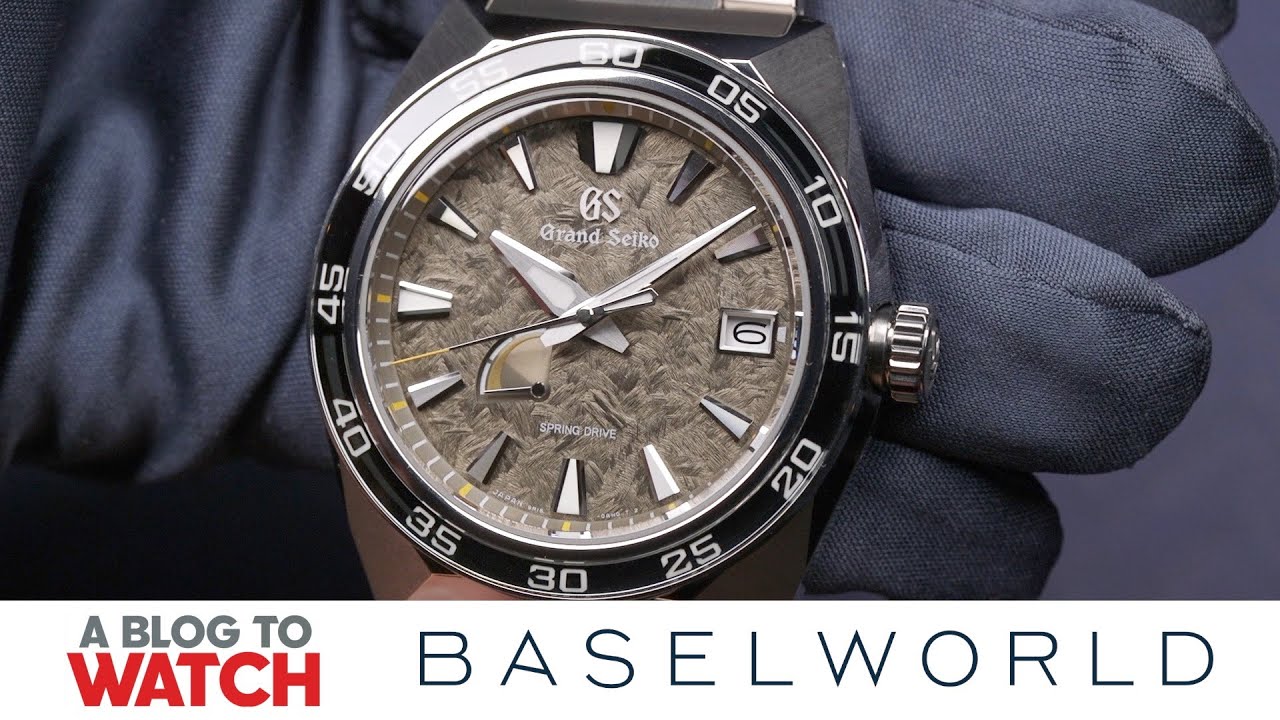 Grand Seiko Sport Spring Drive Ref. SBGA403 Watch Hands-On | New for  Baselworld 2019 | aBlogtoWatch - YouTube