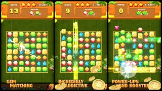 Jungle Gems Match 3 Online Mobile Game | Gameplay Android screenshot 2