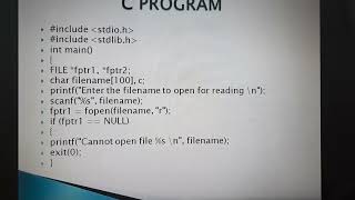C program to copy the content from one file to another file