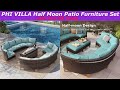 2026 Newest PHI VILLA Half Moon Patio Furniture Set with Fire Pit Table! Reviews & Buying Guide!