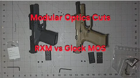 Glock MOS vs Ruger RXM — Optic Cuts Compared
