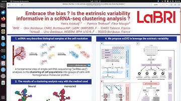 Embrace the bias: extrinsic variability in scRNA-seq... - Yanis Asloudj - Poster - ISMB 2024