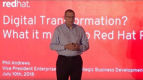 Digital Transformation and what it means to Red Hat Partners by Phil Andrews