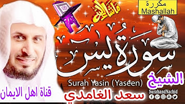 سورة يس كاملة مكررة بصوت اكثر من رائع الشيخ سعد الغامديSurat Yassin, complete, Sheikh Saad Al-Ghamdi