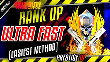 MOST FASTEST & EASIEST WAY TO RANK UP! - Infinite Warfare (COD IW TIPS & TRICKS)