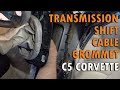 How to Check The Transmission Shift Cable   Taking The Shifter Out – C5 Corvette