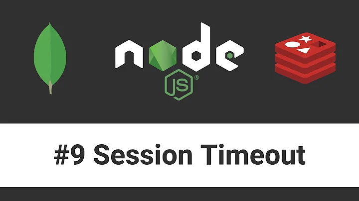 Authentication in Node.js - #9 Session Timeout