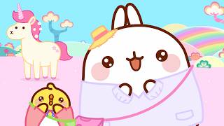 Molang and Piu Piu adopt The Cutest UNICORN 🦄😍 | Funny Compilation For kids