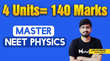 140 Marks from these 4 Units Only in Physics | Master Strategy for NEET 2022 Ft. Lav Kumar